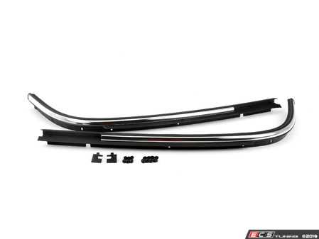 ES#3698424 - 54347375319KT1 - Convertible Top Rear Trunk Molding Kit With Hardware Kit - R57 - Replace your worn gasket / molding trim above the boot on both sides; Includes install hardware - Genuine MINI - MINI