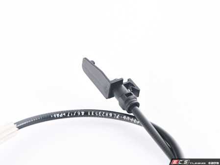 ES#417787 - 7L6823531 - Hood Latch Cable - Front - Connects to hood latch - Genuine Volkswagen Audi - Volkswagen