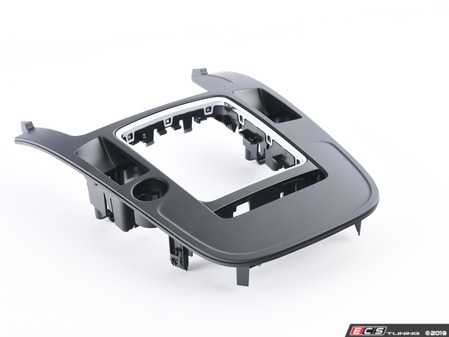 ES#2541072 - 8K0864261EV10 - Shifter Trim Panel - Black - Replacement trim panel that surrounds the shifter - Genuine Volkswagen Audi - Audi