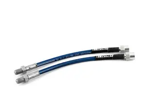 Turner Motorsport Stainless Steel Brake Lines - Rear