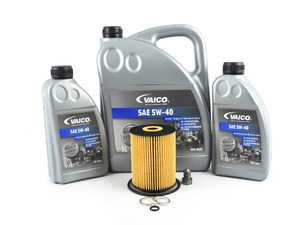 ES#3141769 - VR612VECOKT - Viaco Oil Service Kit (5w-40) - Includes Hengst filter and Viaco A40 Spec Oil - Assembled By ECS - Audi Volkswagen Porsche