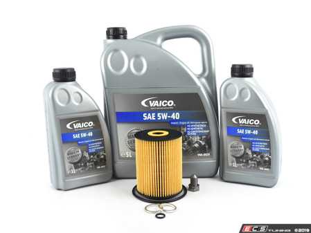 ES#3141769 - VR612VECOKT - Viaco Oil Service Kit (5w-40) - Includes Hengst filter and Viaco A40 Spec Oil - Assembled By ECS - Audi Volkswagen Porsche