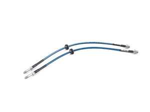 ES#3690886 - 022752TMS04 - Turner Motorsport Stainless Steel Brake Lines - Front - Sporting our new zinc-nickel coating for ultimate corrosive resistance! DOT compliant! Made in USA! - Turner Motorsport - BMW