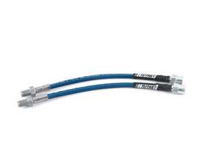 ES#3690884 - 022749TMS04 - E36 M3 Turner Motorsport Stainless Steel Brake Lines - Rear - The last brake lines you'll ever need! New zinc-Nickel plating for superior rust resistance! New low profile hardware for cleaner mounting! Made in USA, DOT compliant! - Turner Motorsport - BMW