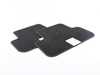 ES#3015595 - 8K0864450CQA5 - Rear Carpeted Floor Mats - Sabre Black - Set of carpeted rear floor mats that came stock on your vehicle, no embroidered logo - Genuine Volkswagen Audi - Audi