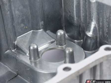 ES#3245360 - 06A103603H  - Oil Pan - With Oil Sensor Opening - Includes oil drain plug - MTC - Volkswagen