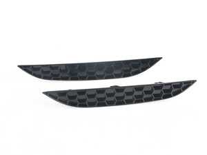 ES#3618599 - R23-1-1100-01 - Gloss Black Honeycomb Rear Reflector Inserts  - Ditch the stock reflectors with these inserts from Acexxon. - Acexxon - BMW