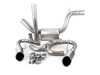 ES#3619128 - 140750 - 3" Stainless Steel Cat-Back System - Featuring 4" single round rolled angle-cut tips - Borla - Volkswagen