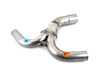 ES#3619128 - 140750 - 3" Stainless Steel Cat-Back System - Featuring 4" single round rolled angle-cut tips - Borla - Volkswagen