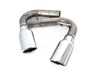 ES#3619128 - 140750 - 3" Stainless Steel Cat-Back System - Featuring 4" single round rolled angle-cut tips - Borla - Volkswagen