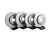 ES#3618293 - 8K0615121KT - Front & Rear Brake Service Kit - Featuring Zimmermann rotors and ECS DD23 Daily Driver ceramic pads - Assembled By ECS - Audi