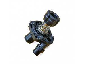 ES#4931856 - 11518601366 - Thermostat With Housing (103 Deg. C) - Attaches to the side of the engine and regulates the coolant. Includes Housing (103 deg. C) - Bremmen Parts - MINI
