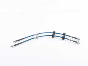 ES#3690903 - 022757TMS01 - Turner Motorsport Stainless Steel Brake Lines - Front - New low profile hardware! superior zinc-nickel coating! DOT compliant and made in USA! - Turner Motorsport - BMW