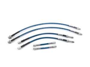 ES#3698994 - 022751TMS09 - Stainless Steel Brake Lines - Complete Kit - USA Made! Zinc-Nickel coated for maximum corrosion resistance. DOT complaint! - Turner Motorsport - BMW