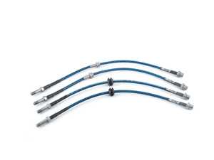 ES#3699019 - 022752TMS11 - Stainless Steel Brake Lines - Complete Kit - new Zinc-Nickel plating for increased corrosion resistance! Made in USA! Sleek low profile design. - Turner Motorsport - BMW