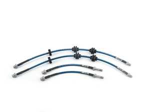 ES#3699008 - 022756TMS09 - Stainless Steel Brake Lines - Complete Kit - Made in USA! DOT compliant! Low profile hardware with superior coating for corrosion resistance! - Turner Motorsport - BMW