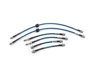 ES#3699009 - 022756TMS10 - Stainless Steel Brake Lines - Complete Kit  - New low profile hardware for a cleaner look! Made in USA! - Turner Motorsport - BMW