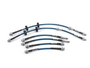 ES#3970062 - 022757tms09 - Stainless Steel Brake Lines - Complete Kit - New Low Profile fittings for a cleaner look! New Corrosion resistant coating! MADE IN USA! - Turner Motorsport - BMW