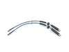 ES#3699010 - 022760TMS09 - Stainless Steel Brake Lines - Complete Kit - Featuring new Corrosion resistant Coating, and new low profile hardware! Made in US! - Turner Motorsport - BMW