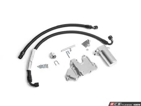 ES#2862872 - CTSCCMK6GEN3 - Billet Aluminum Catch Can Kit - keep your intake manifold and valves clean and oil free - CTS - Volkswagen