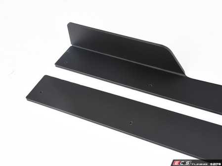 ES#3579421 - VWGO7FGTI-CNCSD1 - Racing Side Skirt Diffuser Set - Black ABS - (NO LONGER AVAILABLE) - Give your car a unique racecar look - Maxton Design - 