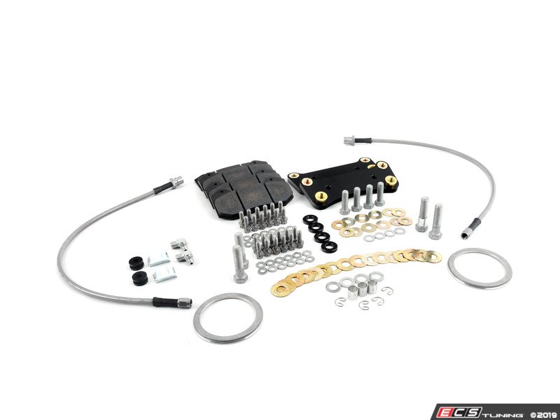 Wilwood Dynapro 6 Front Hat Kit 12.88in Drilled Red 2016-Up Mazda MX5 Miata w/ Lines main image 1