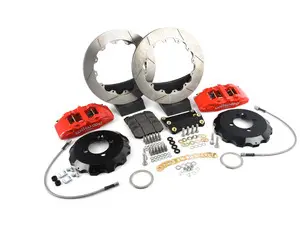 Wilwood Dynapro 6 Front Hat Kit 12.88in Red
