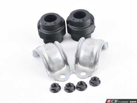 ES#3658460 - 4d0411336gktKT2 - Front Sway Bar Installation Kit - Includes new bushings, brackets and hardware! - Assembled By ECS - Audi