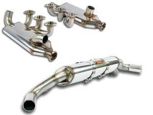 ES#3659488 - 247601KT1 - 75-89 911 Race Exhaust System - With Heat Exhangers - Equal length headers with 3 into 1 flat manifolds, made from 304 stainless steel - Supersprint - Porsche