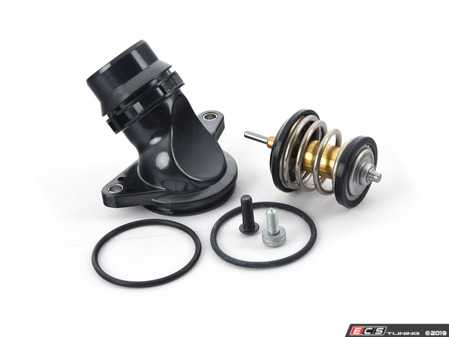 ES#3663827 - 06j121119bKT - Thermostat Replacement Kit  - Keep your cooling system efficient with a new thermostat, housing and o-ring - Assembled By ECS - Audi