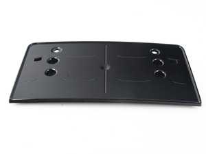 ES#3233672 - 8V5807287KT94 - Front License Plate Bracket - Black/Glossy - Add a front license plate to your vehicle while retaining a clean look - Genuine Volkswagen Audi - Audi