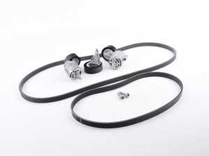 ES#3046229 - 07K145933GKT1 - Accessory Belt Kit - This comprehensive kit includes tensioner, idler, belts and the hardware to get the job done right - Genuine Volkswagen Audi - Volkswagen