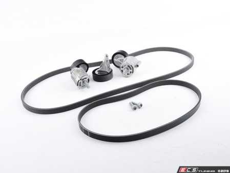 ES#3046229 - 07K145933GKT1 - Accessory Belt Kit - This comprehensive kit includes tensioner, idler, belts and the hardware to get the job done right - Genuine Volkswagen Audi - Volkswagen