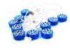 ES#2136985 - 19402 - Party Lights - (NO LONGER AVAILABLE) - 10 VW light up logos on a 12-foot strand - DriverGear - 