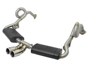ES#3971173 - 49-36415-P - MACH Force-Xp 2" 304 Stainless Steel Cat-Back Exhaust System - Chrome Tips - Utilizes a dual loop design to reduce drone and improve low end torque - AFE - Porsche