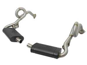 ES#3971177 - 49-36415 - MACH Force-Xp 2" 304 Stainless Steel Cat-Back Exhaust System - No Tips - Utilizes a dual loop design to reduce drone and improve low end torque - AFE - Porsche