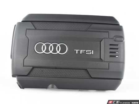 ES#3181826 - 06K103925BT - Engine Cover - Includes Audi rings and connector bushings - Genuine Volkswagen Audi - Audi