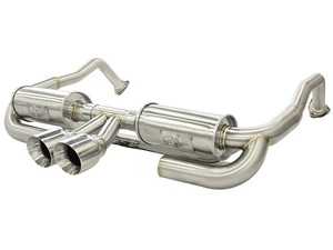 ES#2985604 - 49-36409 - MACH Force-Xp 2" to 2-1/2" 304 Stainless Steel Cat-Back Exhaust System - Polished Tips - Unlock up to 29HP and 40lbft with the aFe Cat-Back Exhaust for Porsche 987.1hand TIG-welded 304 stainless steel, dual 4" polished tips, 2"2.5" stepped mid-pipe, and resonance chamber for race-inspired performance with minimal in-cabin drone - AFE - Porsche