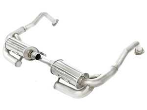 ES#2985605 - 49-36411 - MACH Force-Xp 2" to 2-1/2" 304 Stainless Steel Cat-Back Exhaust System - No Tips - Increase your vehicles output by 29HP and 40 ft lbs of torque - AFE - Porsche