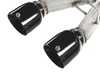 ES#2985602 - 49-36408-B - 2.5" Cat-Back Exhaust System - Stainless steel exhaust with black tips - AFE - Volkswagen