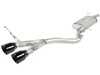ES#2985602 - 49-36408-B - 2.5" Cat-Back Exhaust System - Stainless steel exhaust with black tips - AFE - Volkswagen