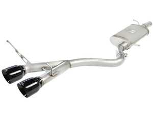 ES#2985602 - 49-36408-B - 2.5" Cat-Back Exhaust System - Stainless steel exhaust with black tips - AFE - Volkswagen