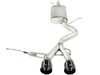 ES#2985602 - 49-36408-B - 2.5" Cat-Back Exhaust System - Stainless steel exhaust with black tips - AFE - Volkswagen