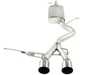 ES#2985603 - 49-36408-P - 2.5" Cat-Back Exhaust System - Stainless steel exhaust with polished tips - AFE - Volkswagen