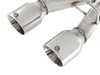 ES#2985603 - 49-36408-P - 2.5" Cat-Back Exhaust System - Stainless steel exhaust with polished tips - AFE - Volkswagen