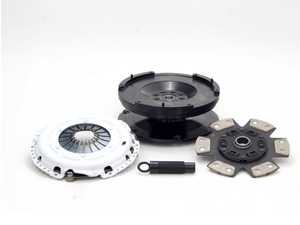 ES#3979037 - 02390-HDC6-SK - Clutch Masters FX400 Clutch Kit & Single Mass Flywheel - Features a Heavy duty pressure plate, 6-puck ceramic sprung clutch disc, and a Steel Single Mass Flywheel - Clutch Masters - Audi