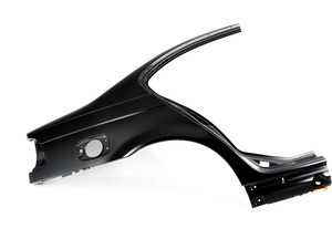 ES#69040 - 41137062574 - E46 Rear Quarter Panel - Right - Primed and ready for paint - includes C-pillar and partial rocker panel - Genuine BMW - BMW