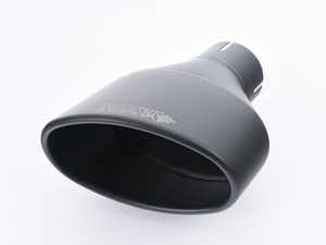 ES#3970809 - MSTIP243 - RH Cerakote Black Oval Trim (170x107mm) - Milltek Sport - Volkswagen