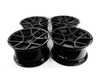 ES#3170955 - R13919004335KT - 19" KPS - Set Of Four  - (NO LONGER AVAILABLE) - 19"x10" ET35 5x112 - Matte Black Face / Gloss Black Windows - Rotiform - 