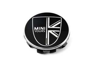 ES#3614163 - 36136884966 - Center Cap - MINI Yours - Priced Each - F56+ MINI Logo wheel caps - for factory exposed lug nuts - Genuine MINI - MINI